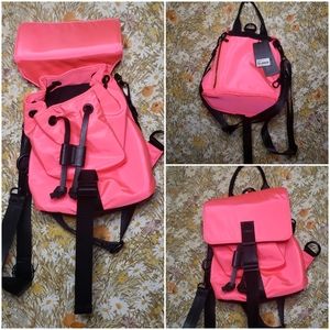 Cute Mini Neon Pink Backpack